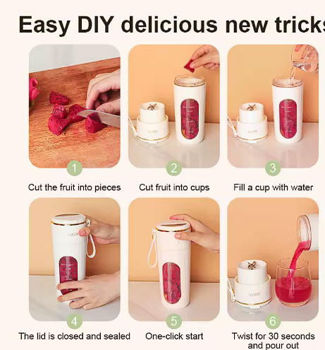 Miniatura 3 de Vaso Licuadora Portátil juicer